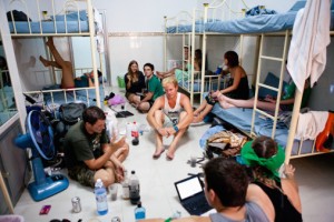 152425844-group-of-backpackers-a-dorm-room-gettyimages